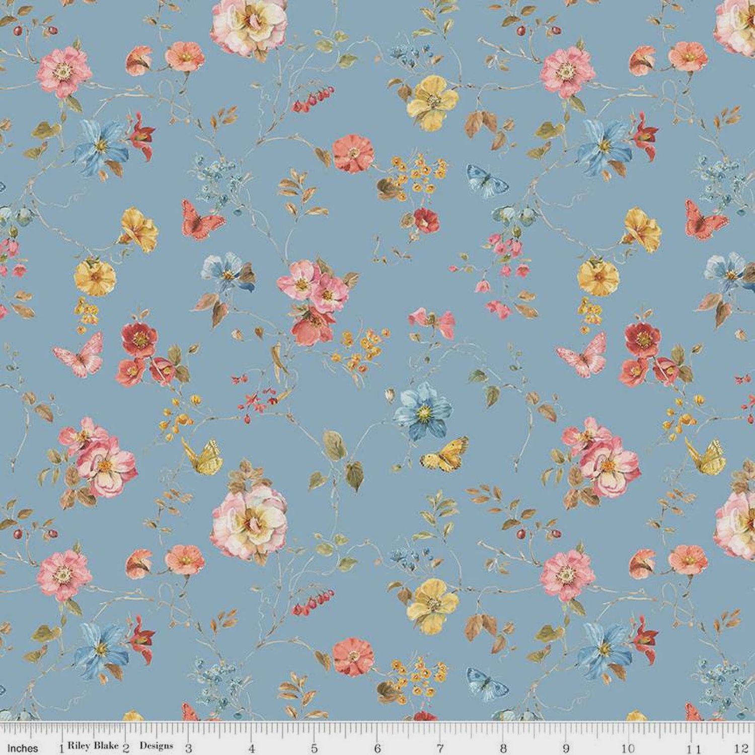 C14533 Countryside Floral Blue