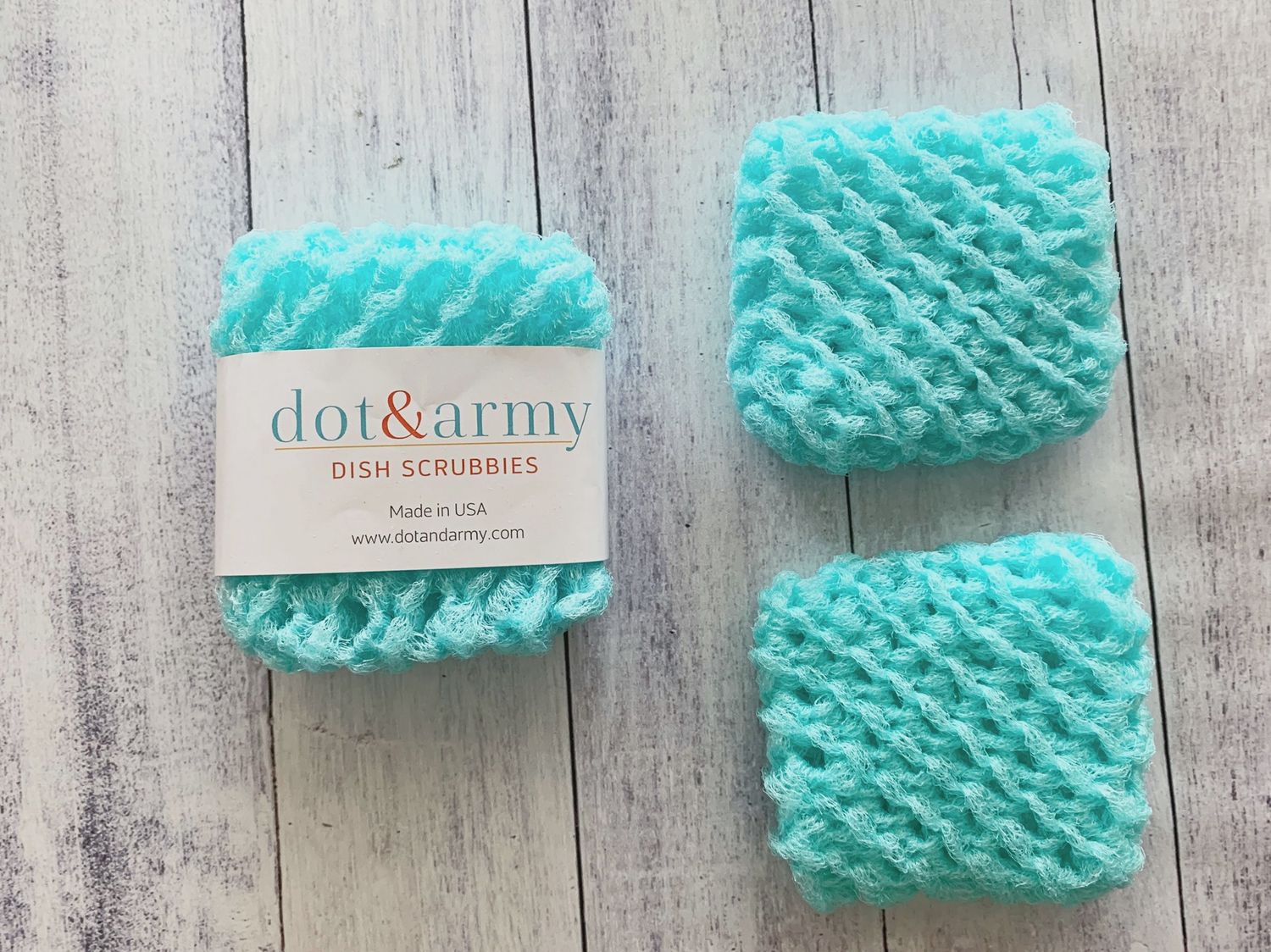 Dish Scrubbies, Aqua