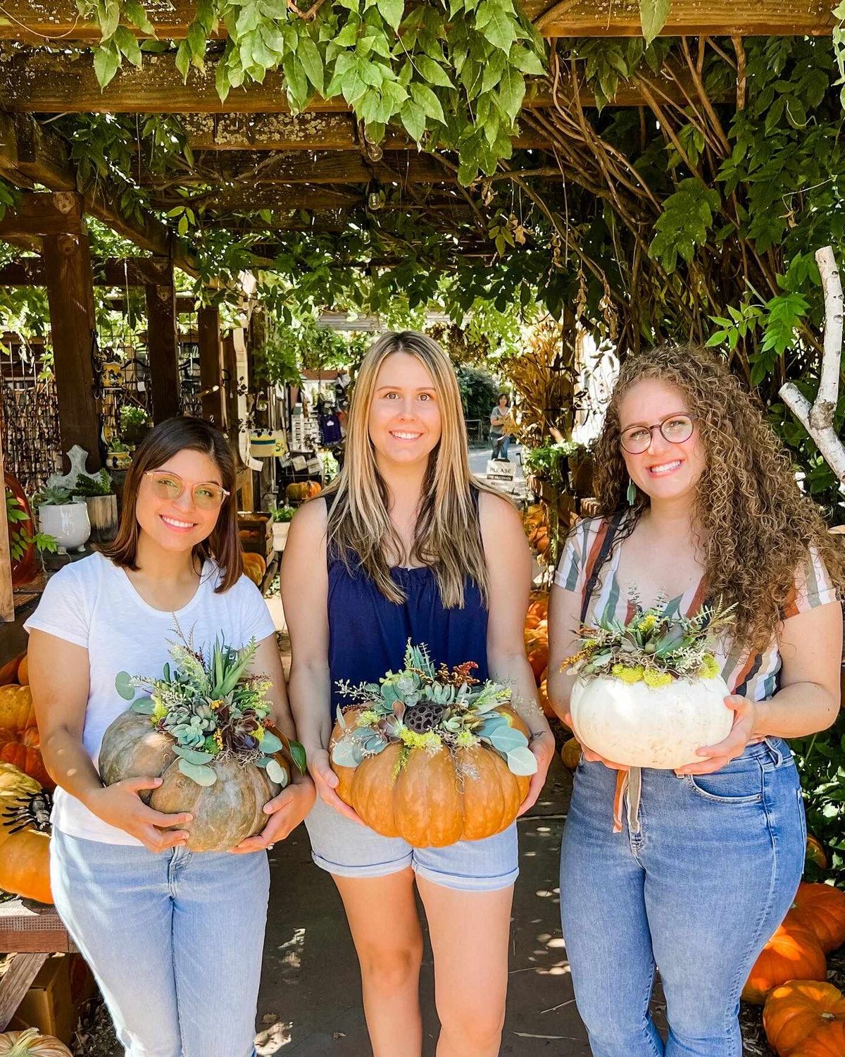 Private Succulent Pumpkin Workshop at The Flower Farm 9/24/26 5:30pm