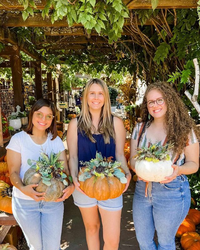 Private Succulent Pumpkin Workshop at The Flower Farm 9/23/26 5:30pm