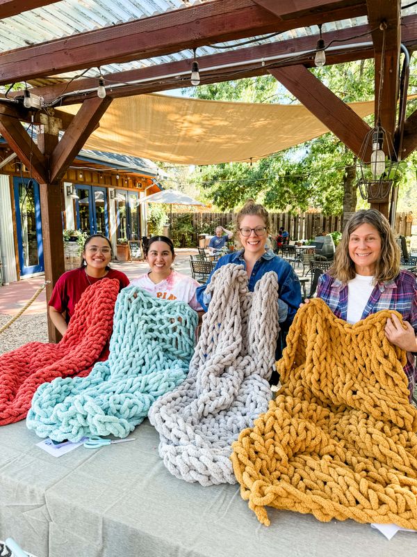 Chunky Blanket Workshop- The Flower Farm 9/13 10am