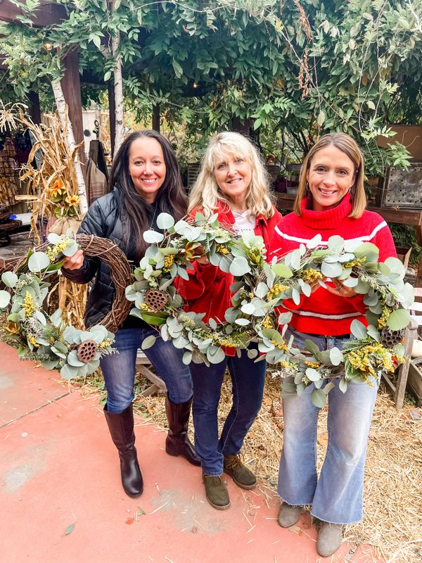 Fall Wreath Workshop at The Flower Farm 10/10/26 11am