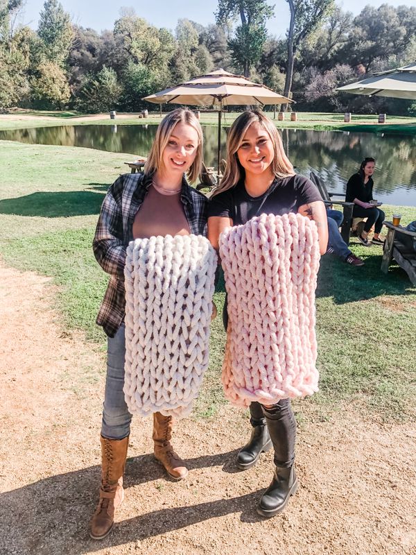 Chunky Blanket Workshop at Fowler Ranch 11/8 at 11am