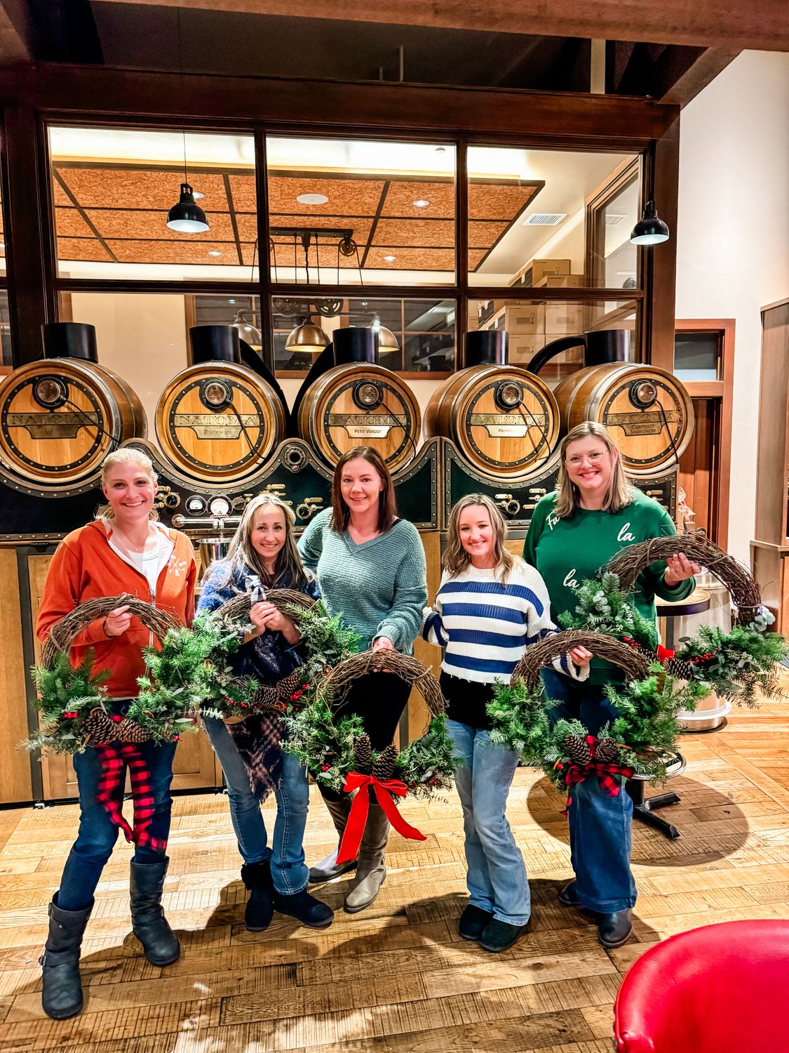 Holiday Wreath Workshop at Willamette Wineworks 11/29 3pm