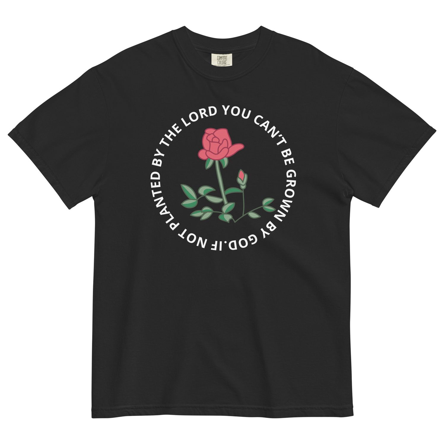 Grow With God heavyweight t-shirt