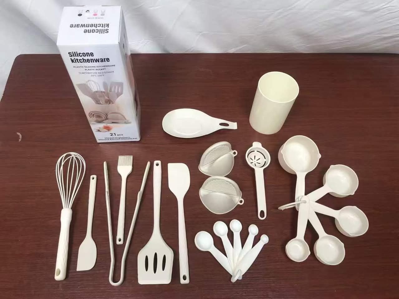 Set de silicona 21 pcs Colores surtidos