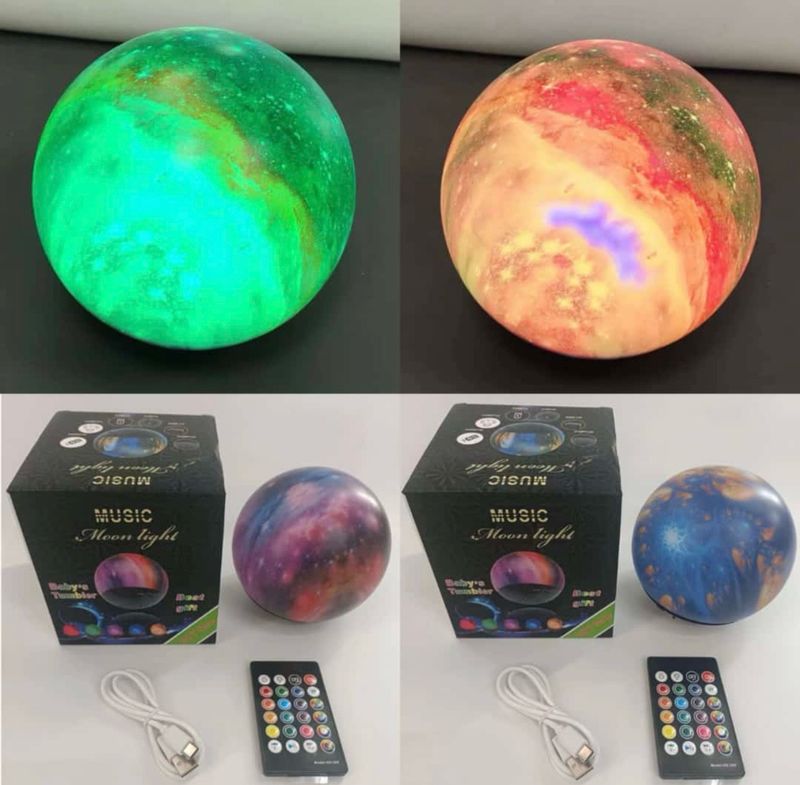 Lámpara luna Rgb