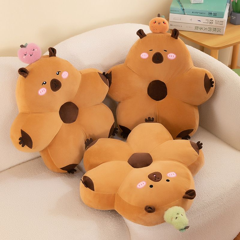 COJIN CAPIBARA FLOR