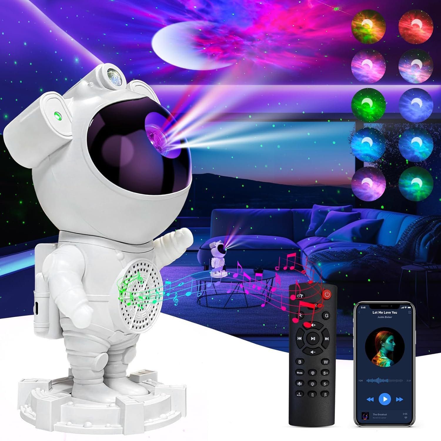 ASTRONAUTA PROYECTOR CON PARLANTE