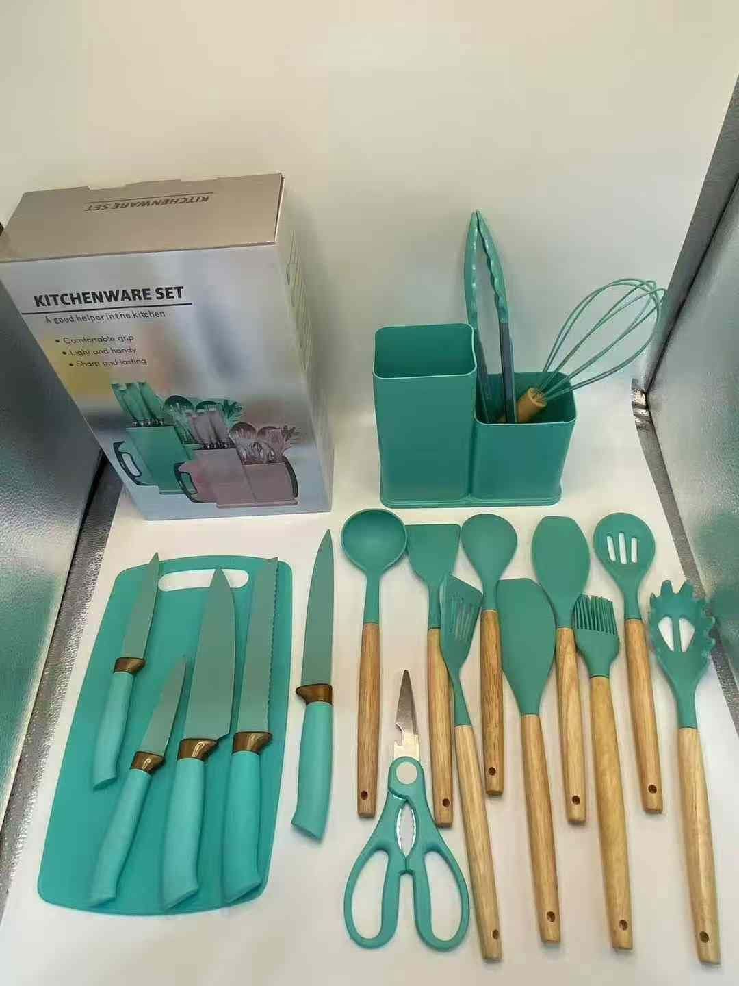 SET UTENSILIOS DOBLES SILICONA