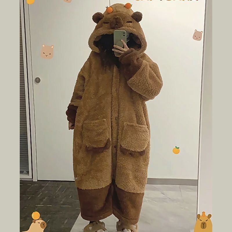 BATA PIJAMA CAPIBARA
