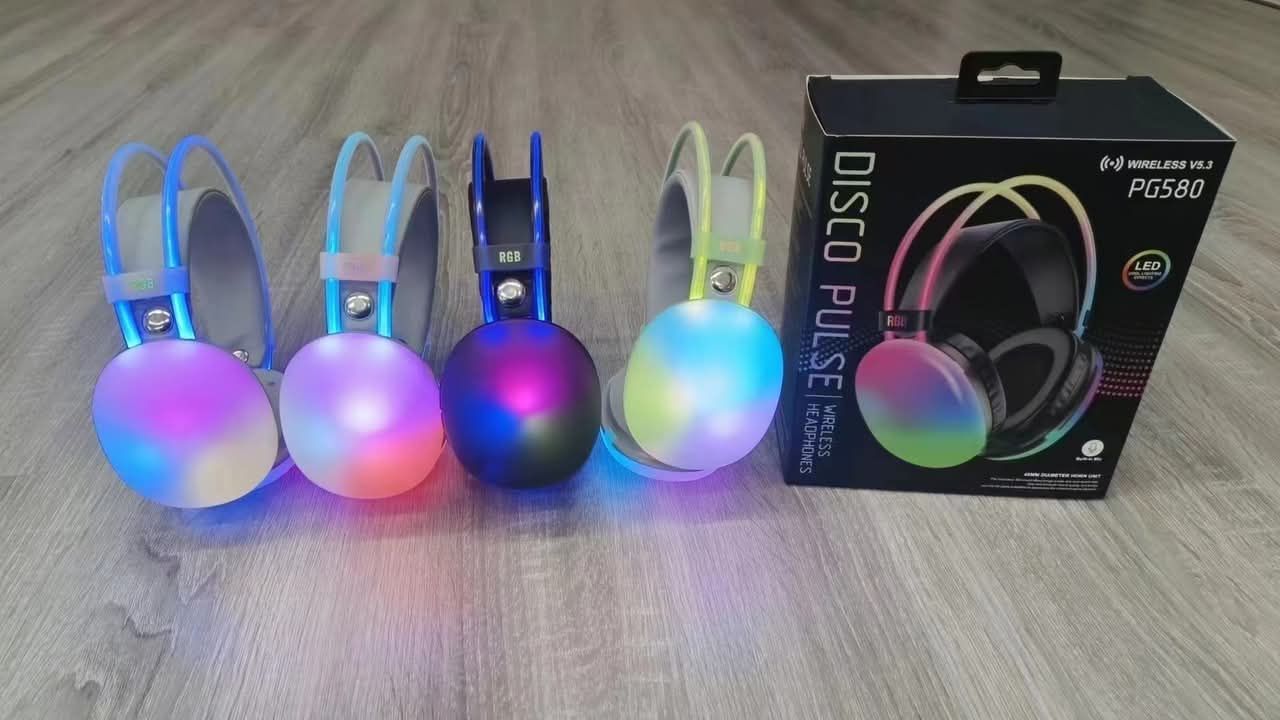 AUDÍFONOS RGB PG580 DISCO PULSE