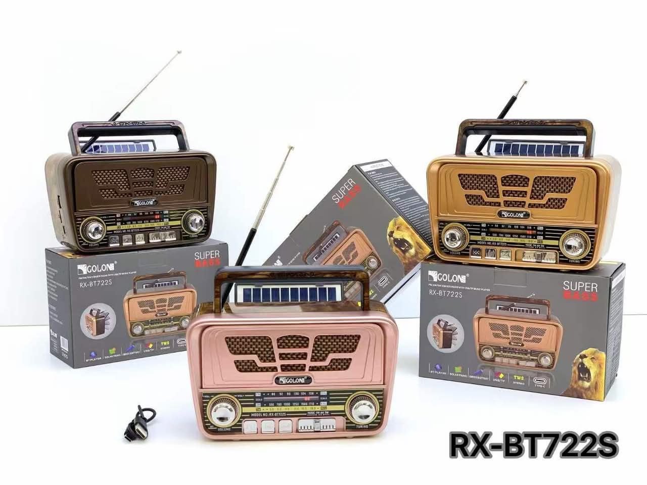RADIO SOLAR AM/FM/BLUETOOTH