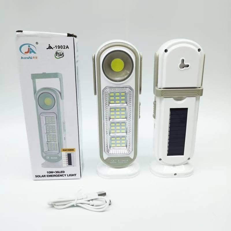 FOCO SOLAR Y RECARGABLE J.A