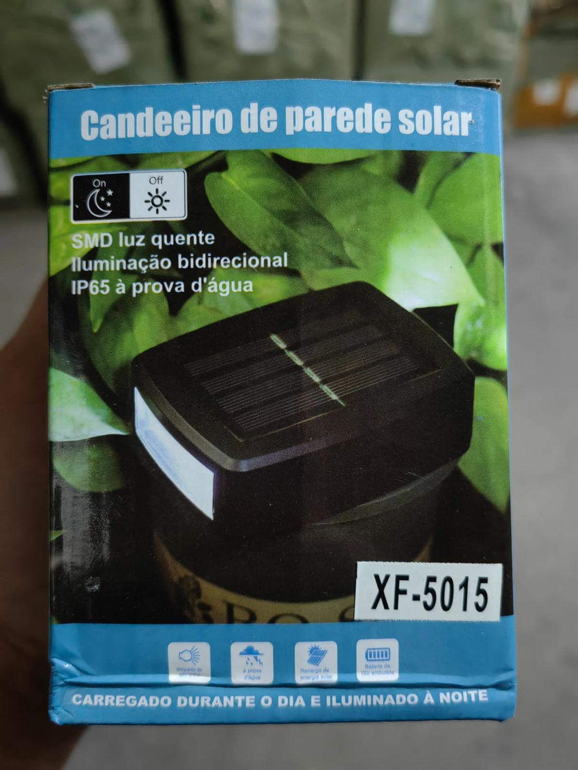 LUZ SOLAR FRÍA X 2 UNIDADES