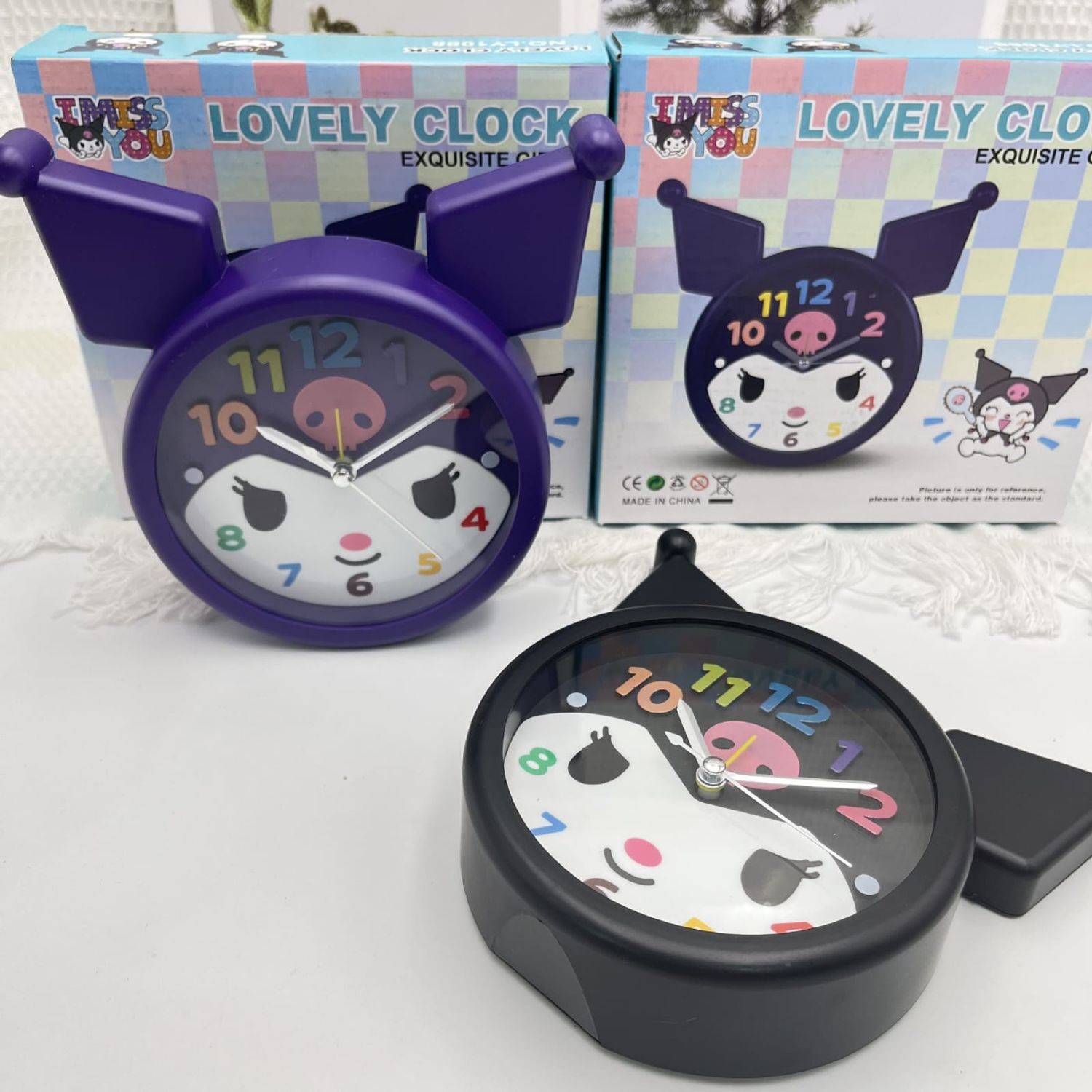 RELOJ DESPERTADOR DE KUROMI