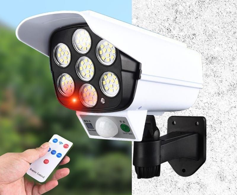 FOCO SOLAR TIPO CÁMARA CON SENSOR