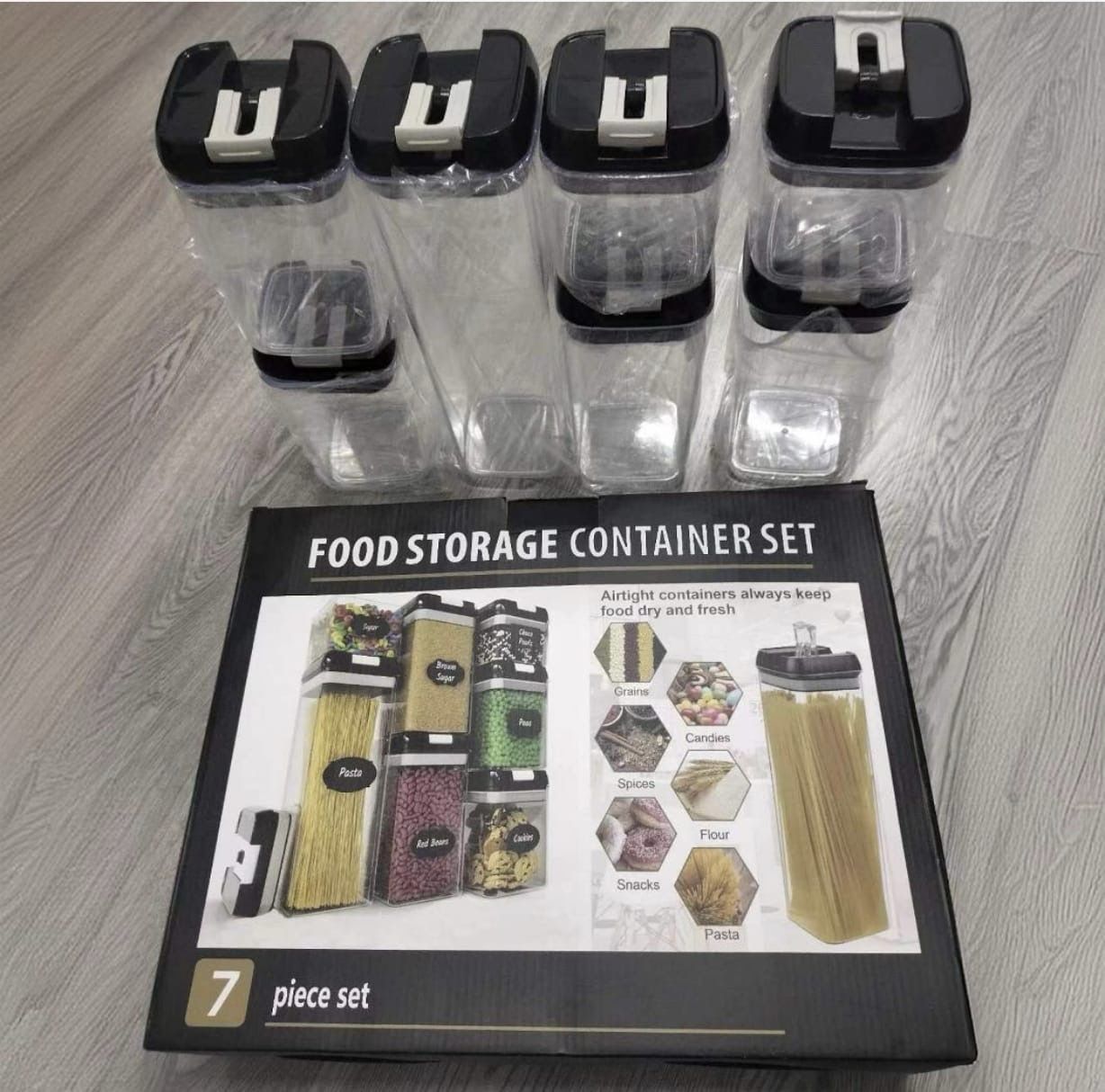 SET CONTENEDOR 7pcs