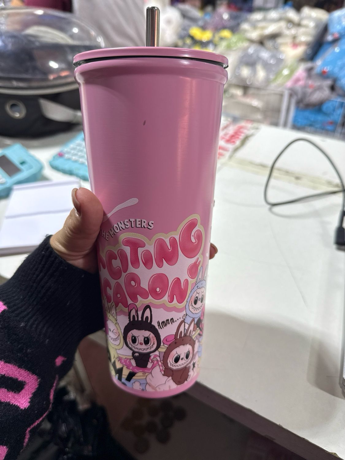 VASO TÉRMICO CON BOMBILLA METÁLICO