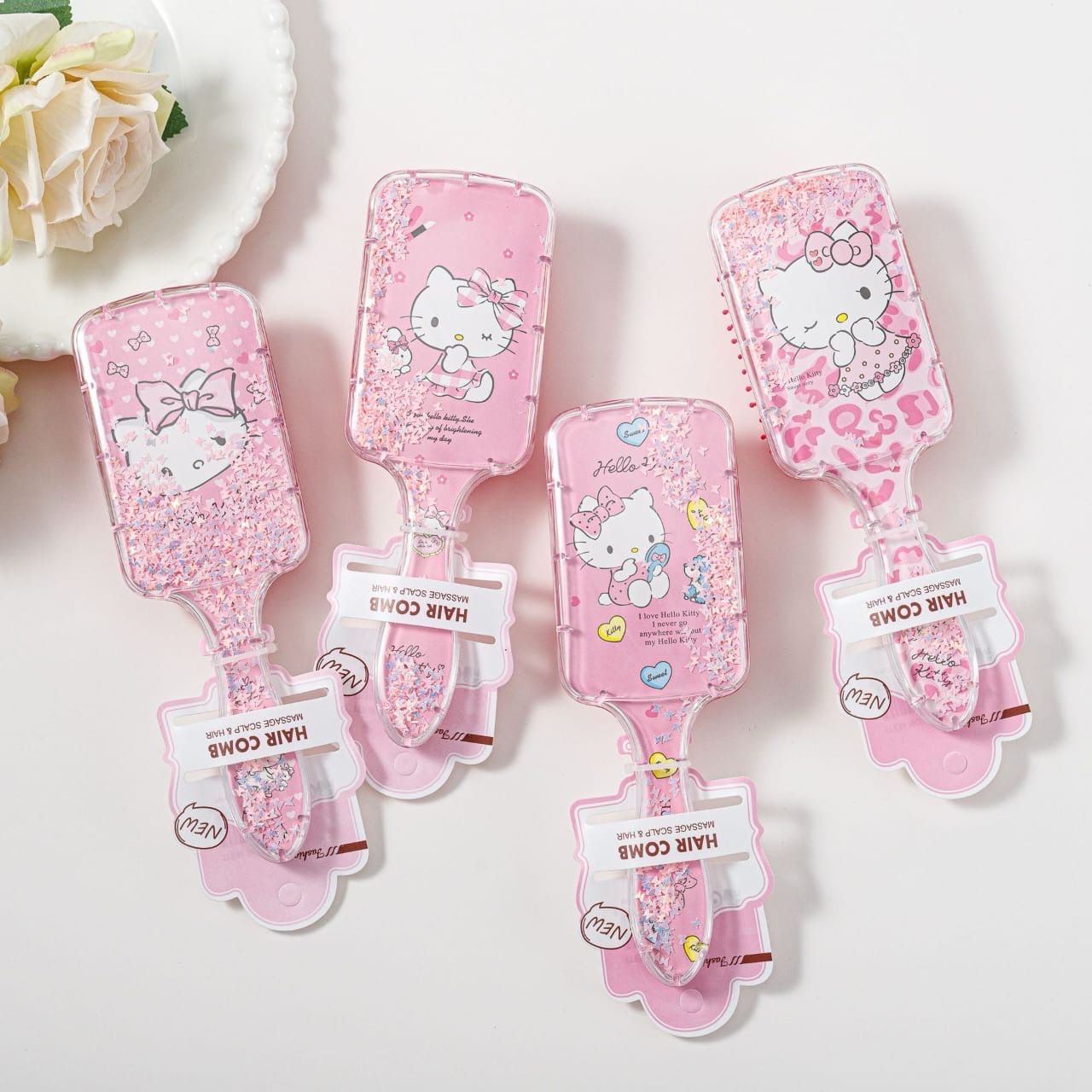 Cepillo gliter Sanrio