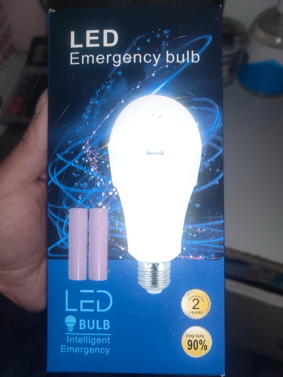 Ampolleta recargable emergencia