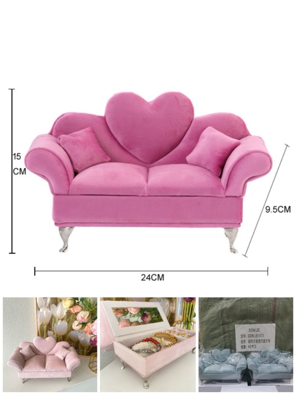 Joyero forma sillón