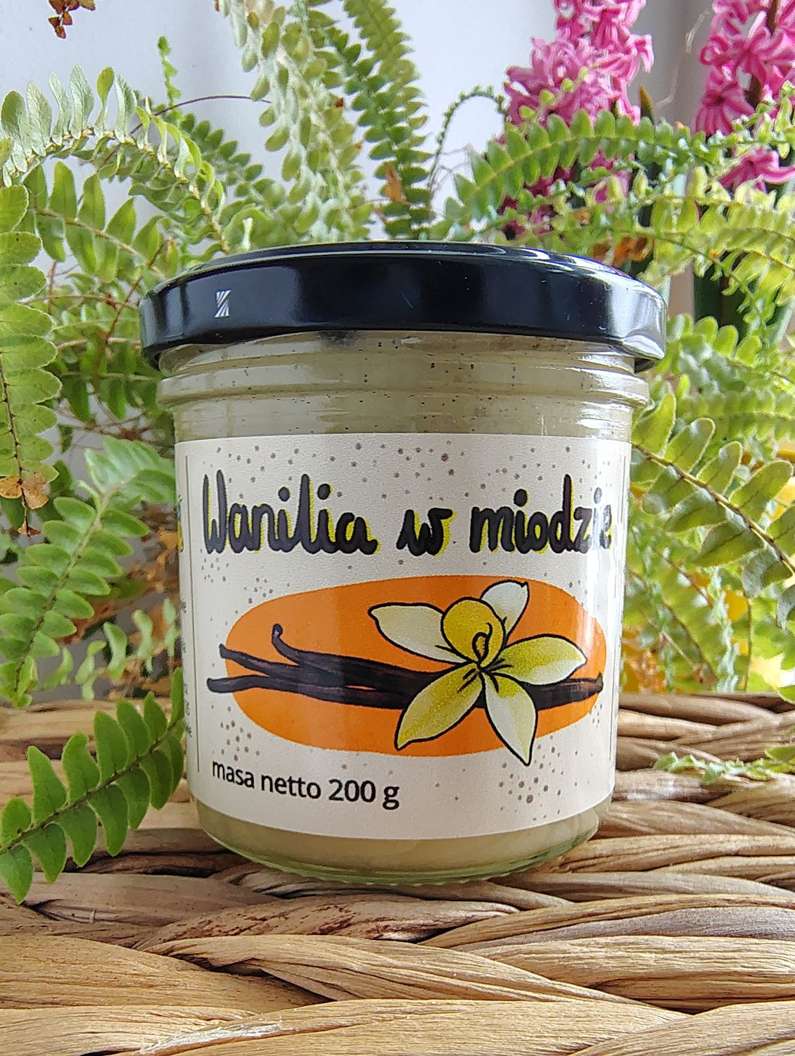 Wanilia w miodzie lipowym