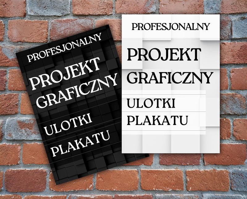 PROJEKT GRAFICZNY ULOTKI, PLAKATU