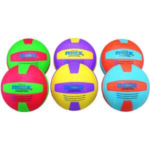 Volleyballer sett 6 stk / 6 farger