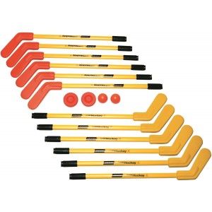 Super safe ® Hockey sett - 12 stk med baller