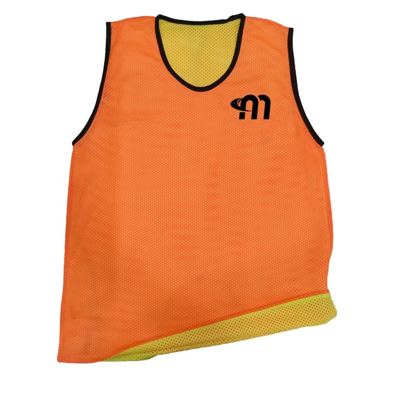 Vendbar trenings vest       gul/oransje