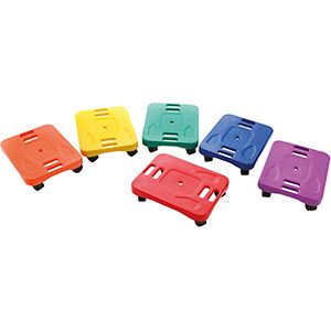 Ergonomiske scootere - 33x43 cm Sett med 6 stk