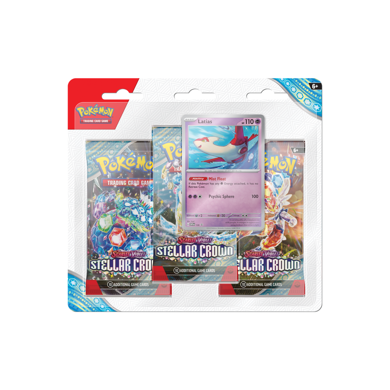 Pokémon TCG - Stellar Crown 3 Booster Blister Latias