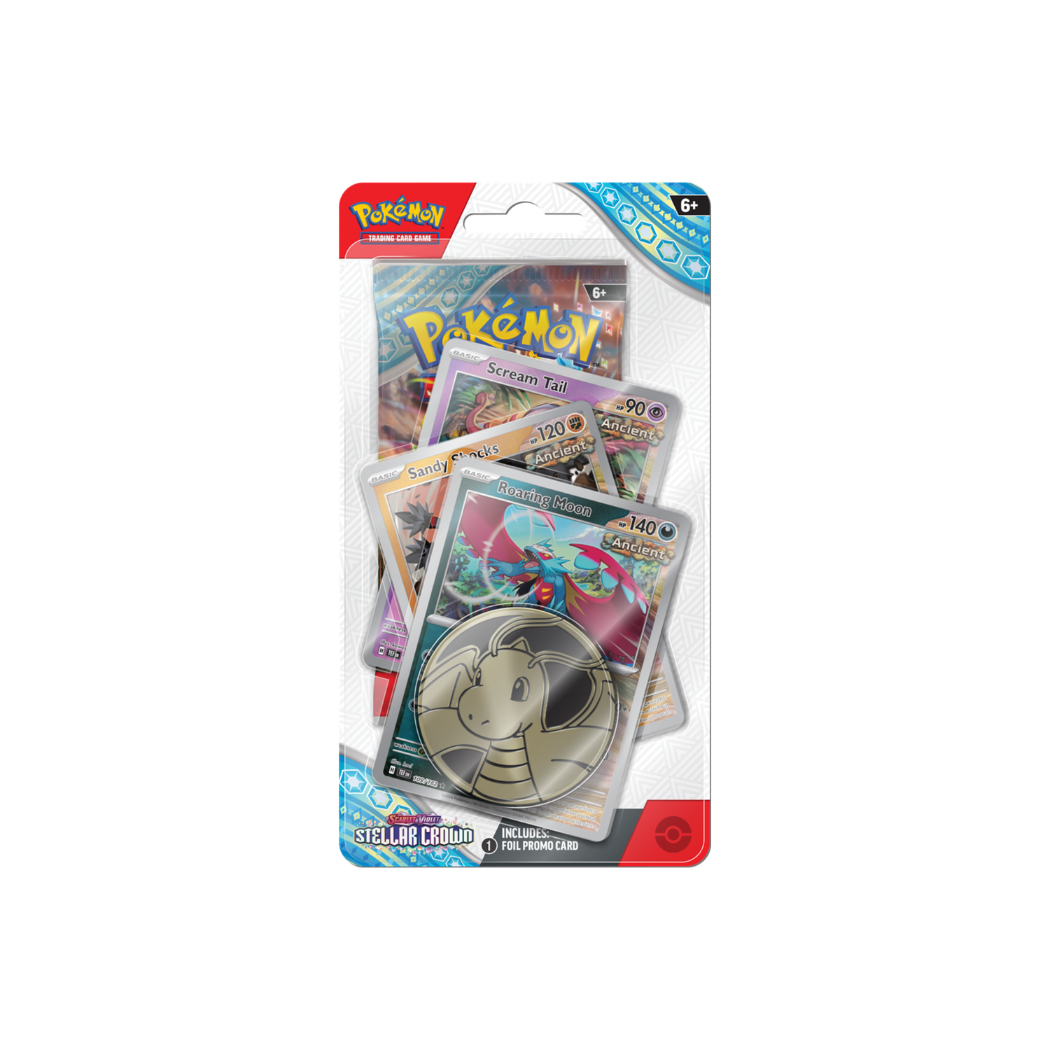 Pokémon TCG - Stellar Crown Premium Checklane Blister Scream Tail