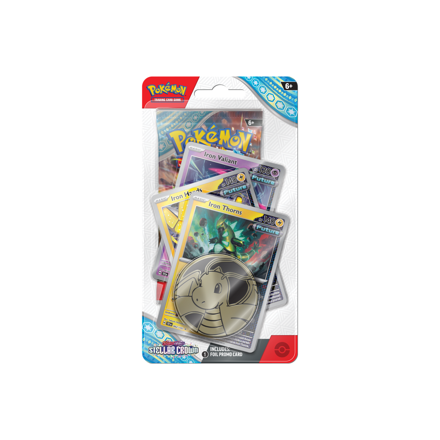 Pokémon TCG - Stellar Crown Premium Checklane Blister Iron Valiant