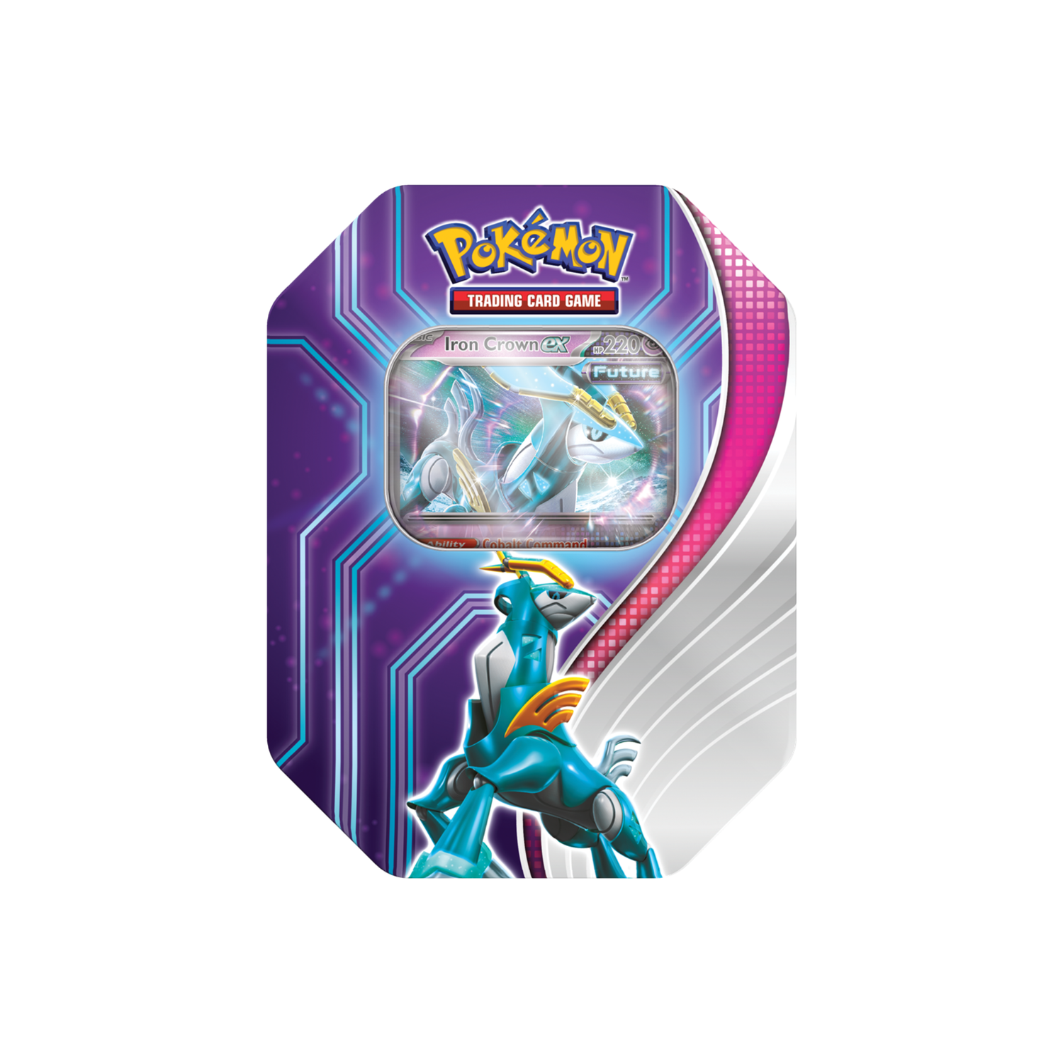 Pokémon TCG: Paradox Destinies Tin Iron Crown EX