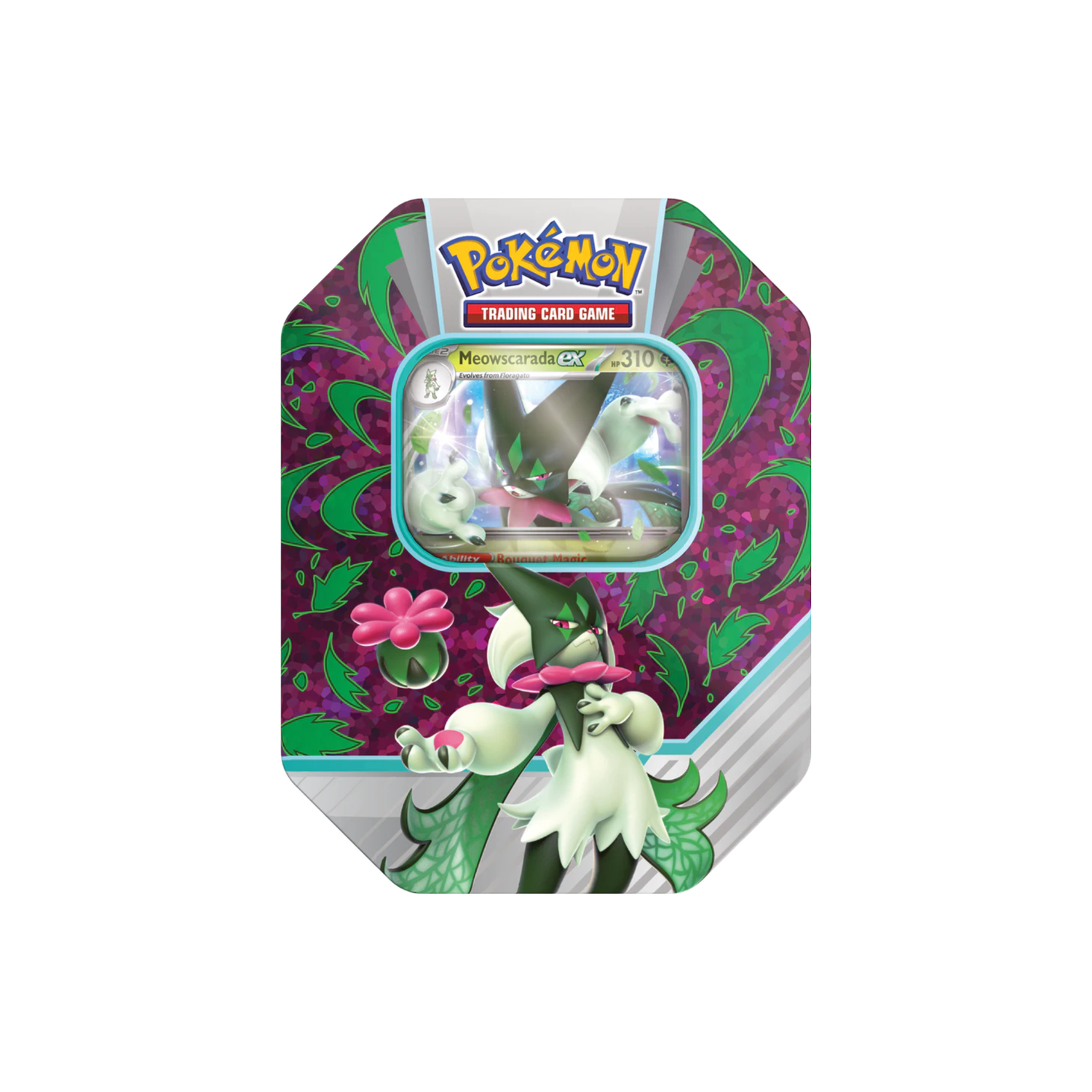 Pokémon TCG: Paldea Partners Tin Meowscarada EX