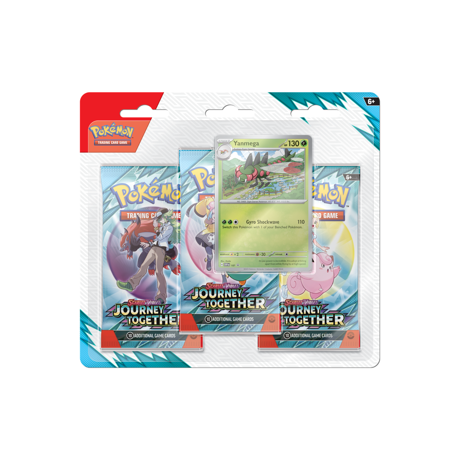 Pokémon TCG - Journey Together 3 Booster Blister Yanmega