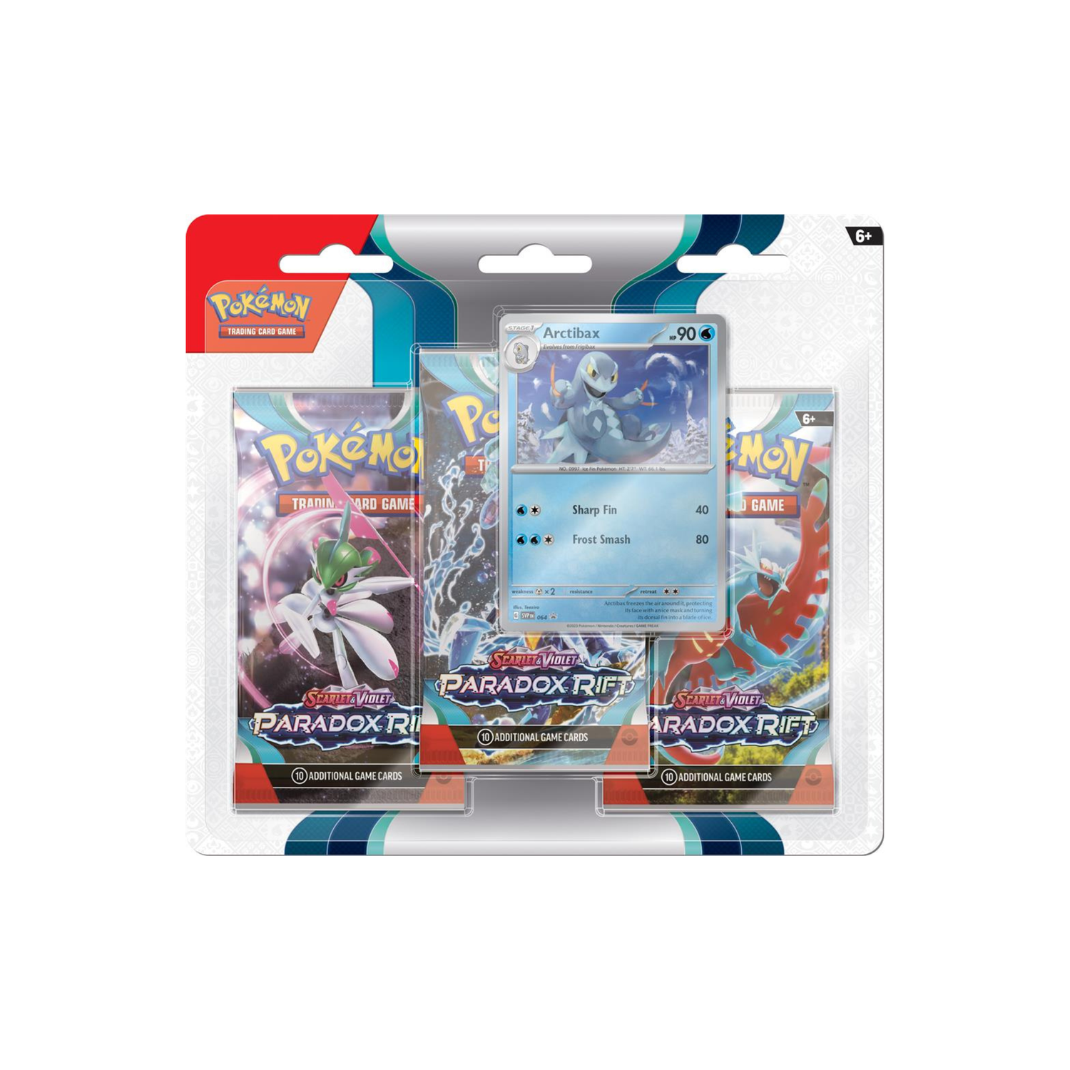 Pokémon TCG - Paradox Rift 3 Booster Blister Arctibax