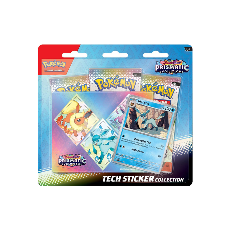 Pokémon TCG - Prismatic Evolutions Tech Sticker Collection Leafeon Glaceon