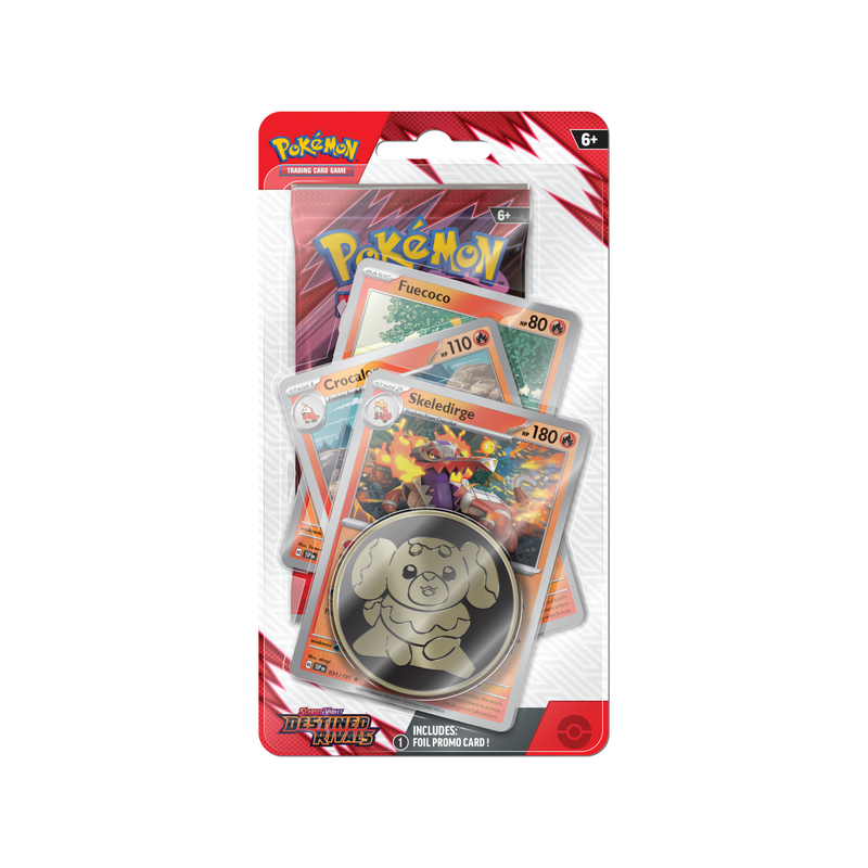 Pokémon TCG - Destined Rivals Premium Checklane Blister Fuecoco