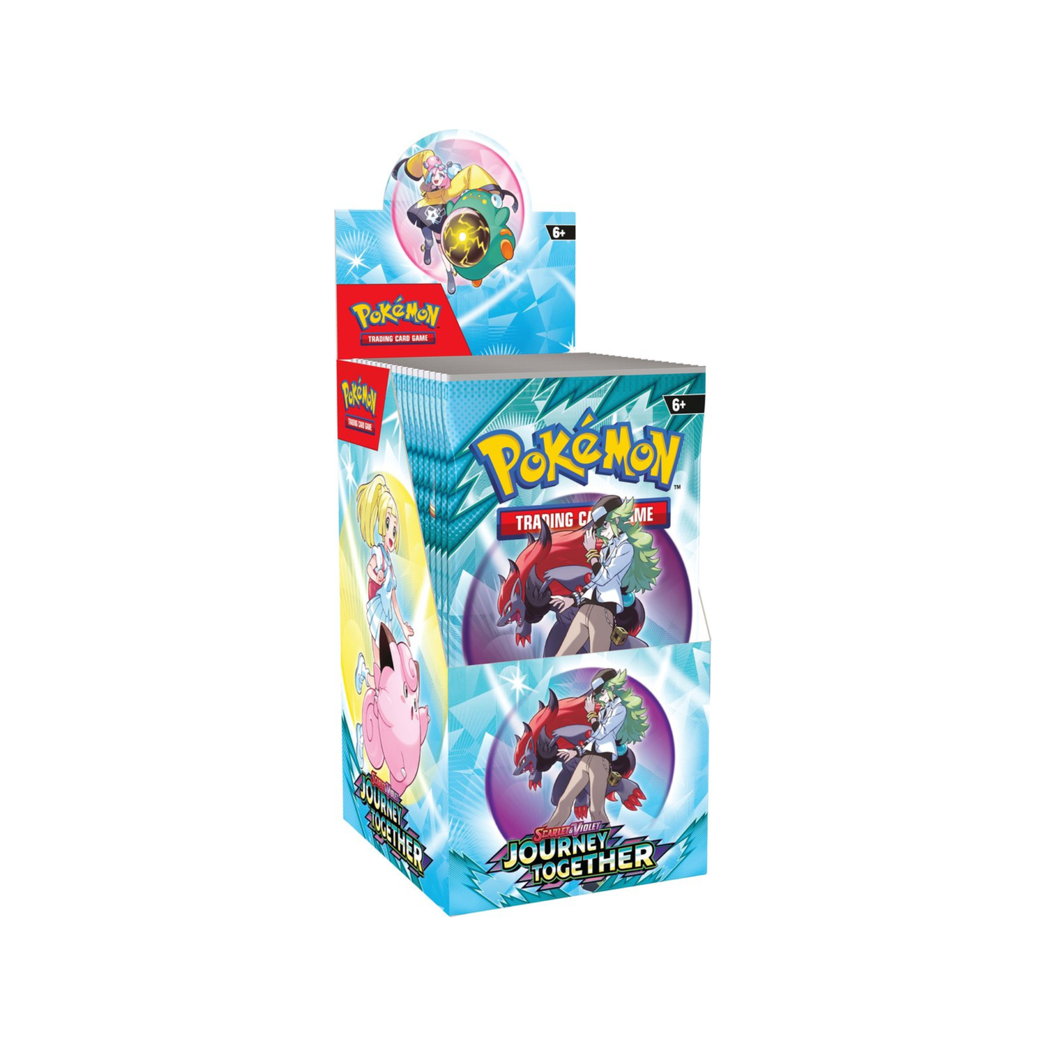 Pokémon TCG - Journey Together 18 Booster Display