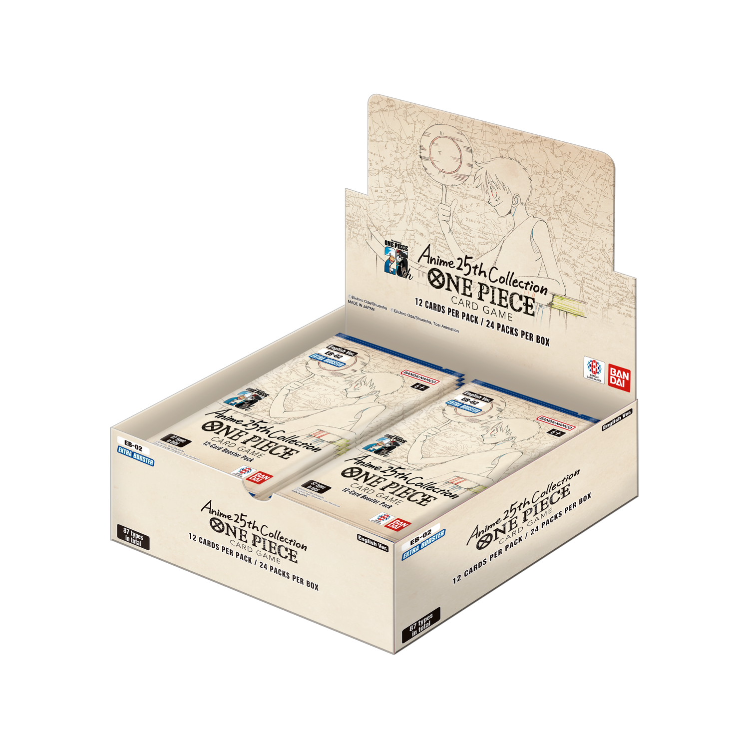 One Piece Card Game - EB02 Anime 25th Collection Booster Box