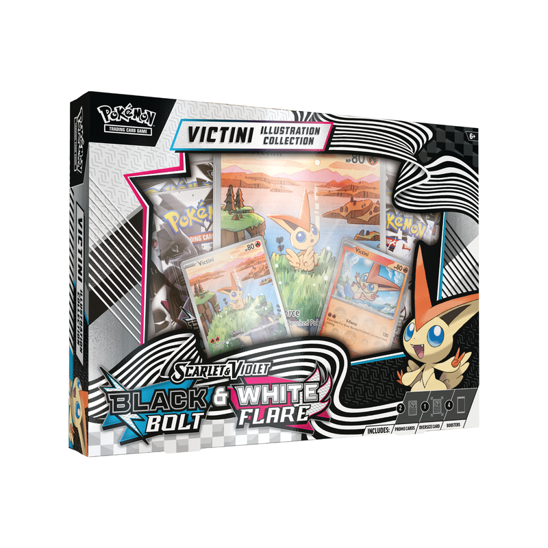 Pokémon TCG - Black Bolt &amp; White Flare Victini Illustration Collection
