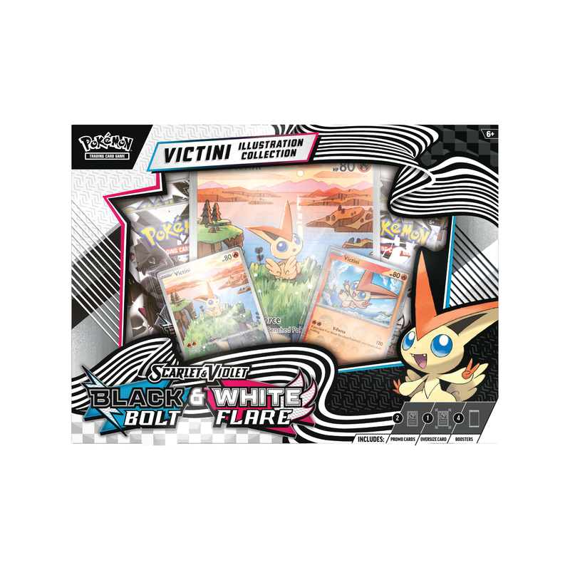 Pokémon TCG - Black Bolt &amp; White Flare Victini Illustration Collection