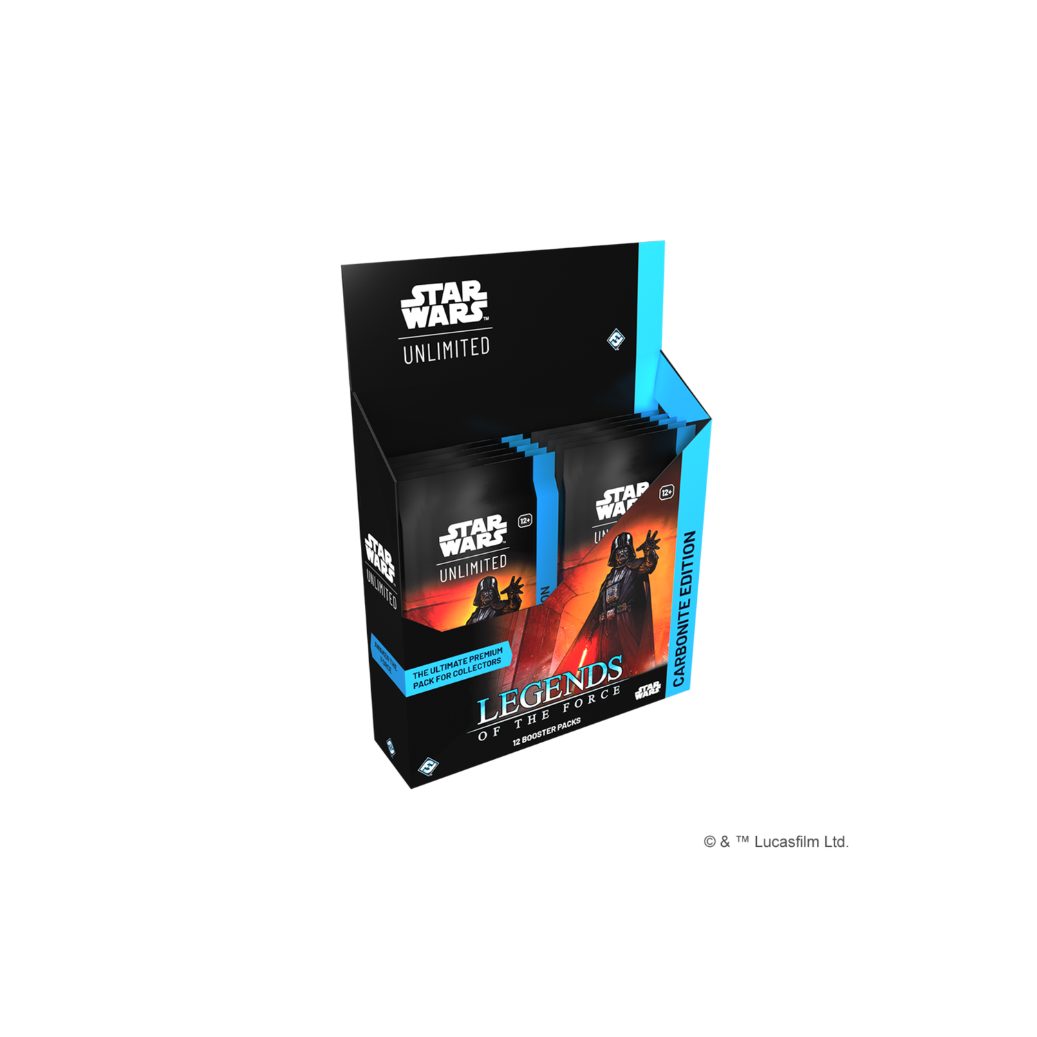 Star Wars Unlimited - Legends of the Force Carbonite Booster Display
