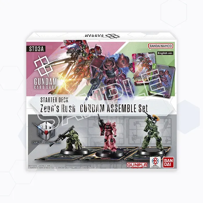 Gundam Card Game Assemble Starter Set - Zeon&#39;s Rush [ST03A]