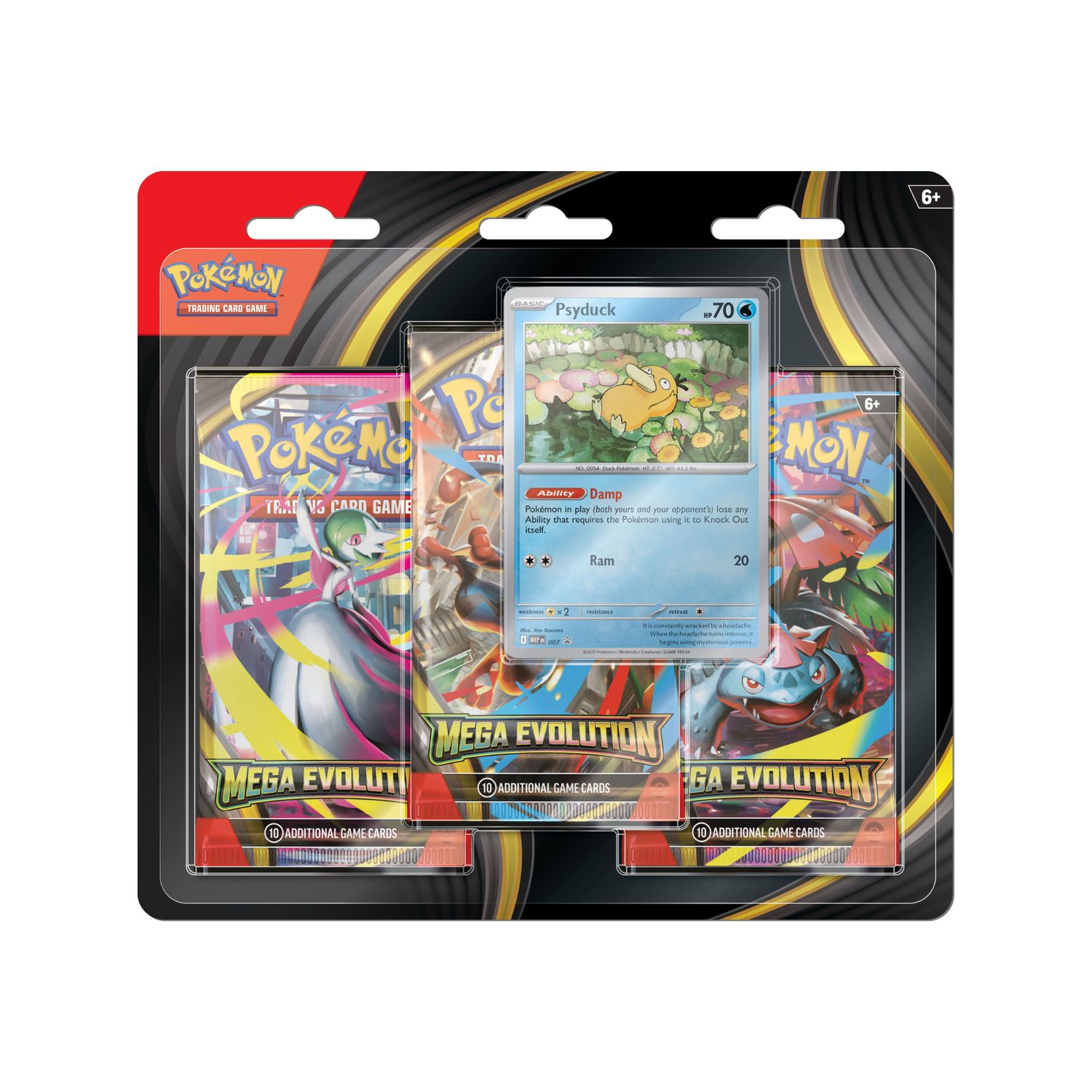 Pokémon TCG - Mega Evolution 3 Booster Blister Psyduck