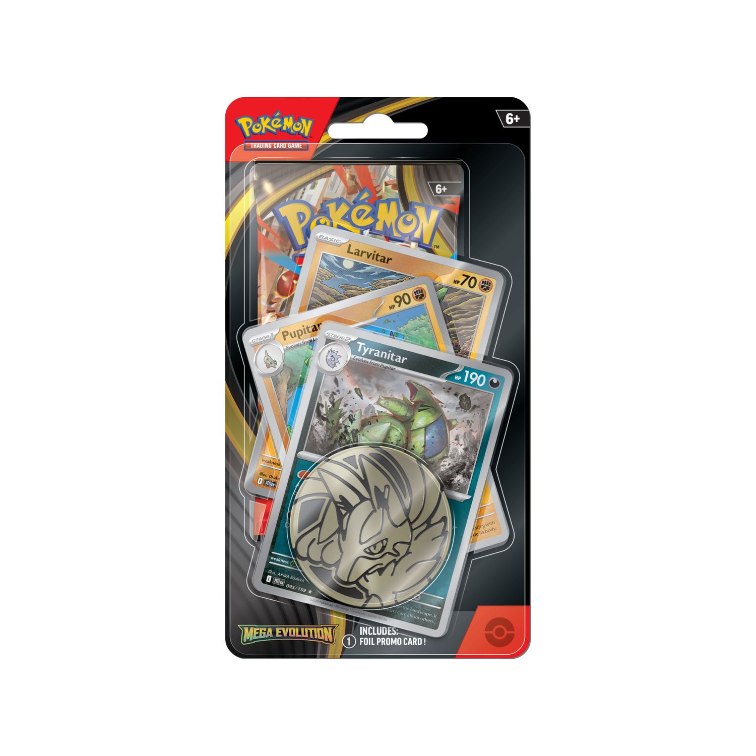 Pokémon TCG - Mega Evolution Premium Checklane Blister Larvitar