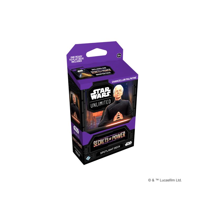 Star Wars Unlimited - Secrets of Power Spotlight Deck Chancellor Palpatine